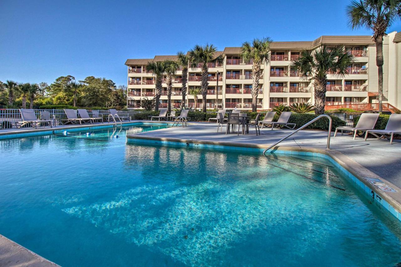 Hilton Head Condo Walk To Folly Field Beach! Хилтън Хед Айлънд Екстериор снимка